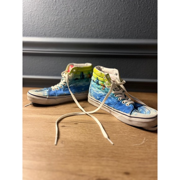 Vans Sk8-Hi SpongeBob SquarePants Imagination Tie Dye Mens 6.5 Womens 8 - Picture 4 of 8